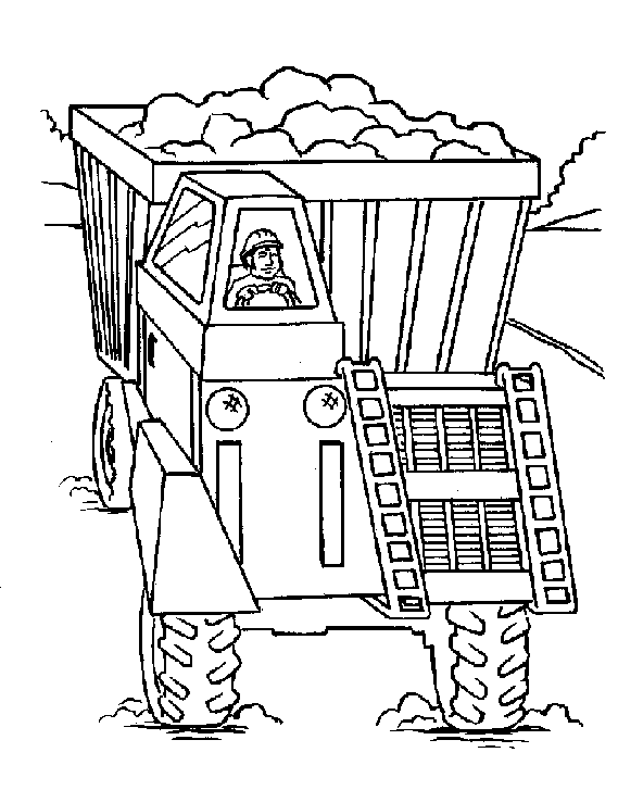 Image #18111 - Coloriage camion gratuit