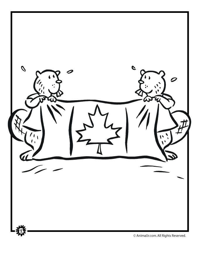 canada animals coloring pages - photo #22