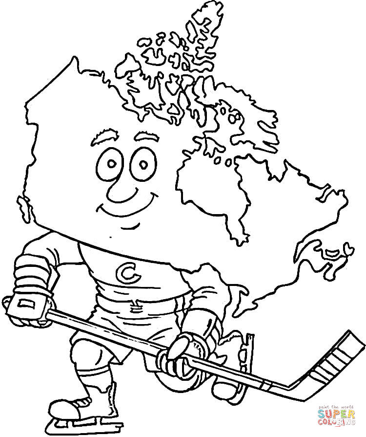 Image #19103 - Coloriage canada gratuit