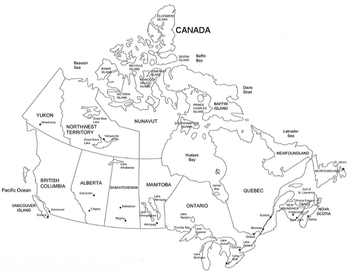 Image #19105 - Coloriage canada gratuit