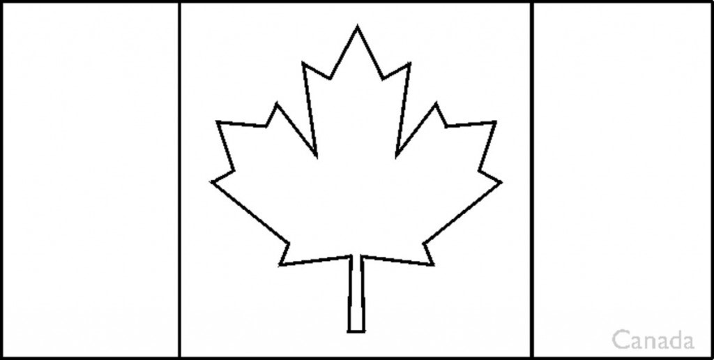 Image #19107 - Coloriage canada gratuit