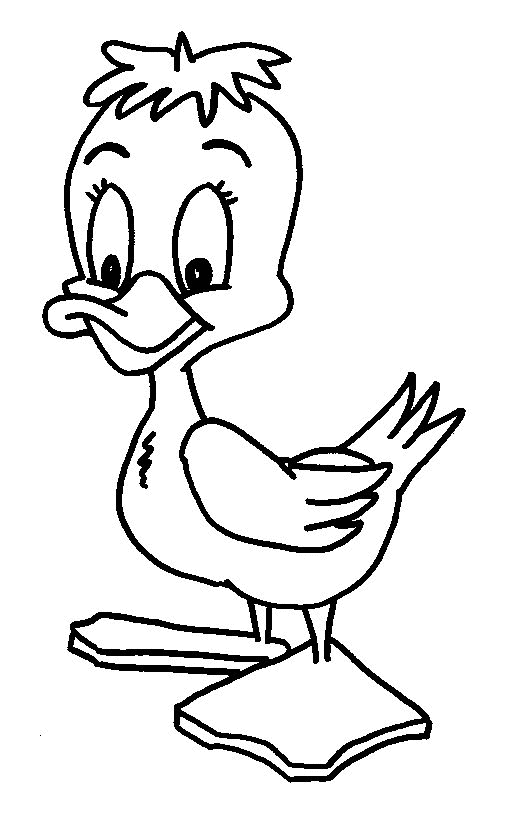 Dessin #12544 - Coloriage canard à imprimer