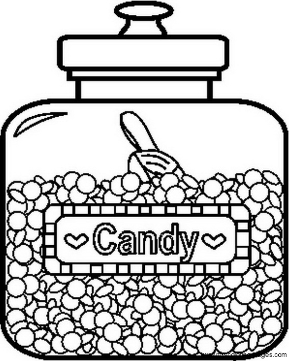 Image #23812 - Coloriage candy gratuit