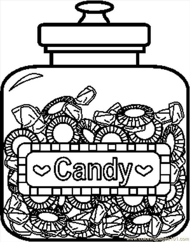 Image #23837 - Coloriage candy gratuit