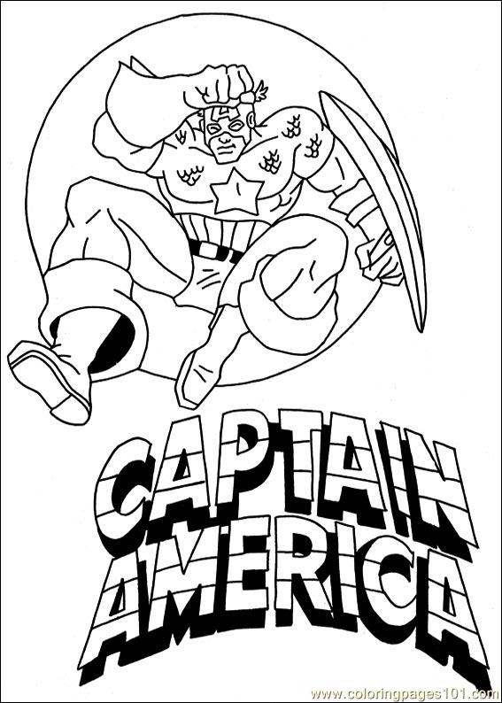 gratuit à imprimer captain america dessins à colorier pour enfants