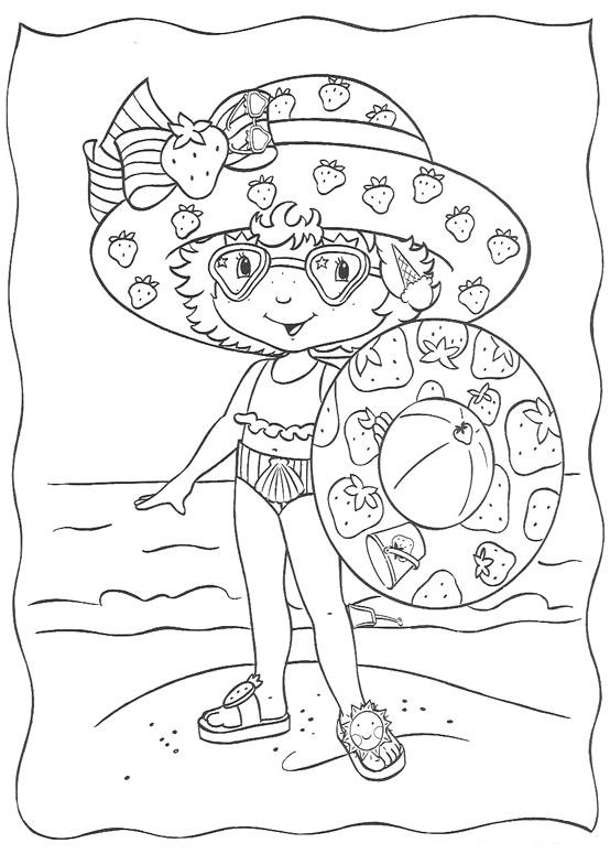 Coloriage charlotte aux fraises gratuit - dessin a imprimer #139
