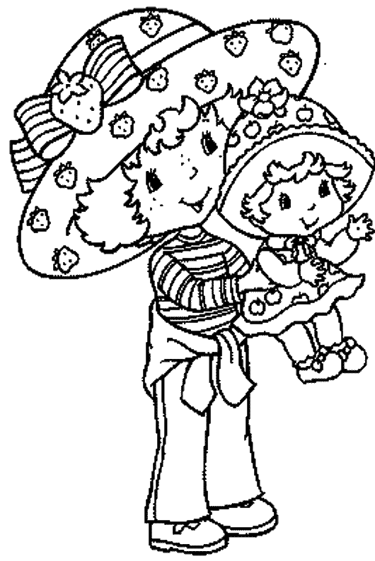 Coloriage charlotte aux fraises gratuit - dessin a imprimer #220