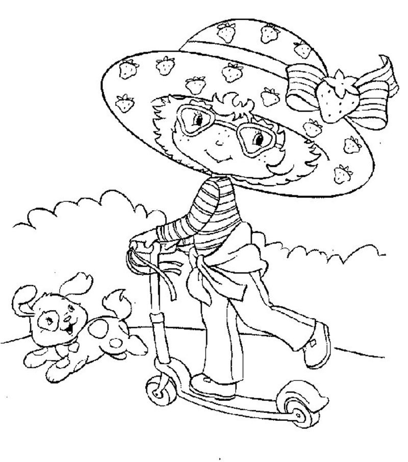 Coloriage charlotte aux fraises gratuit - dessin a imprimer #46
