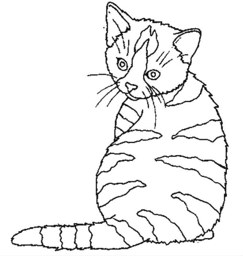260 dessins de coloriage chat à imprimer sur LaGuerche.com - Page 5