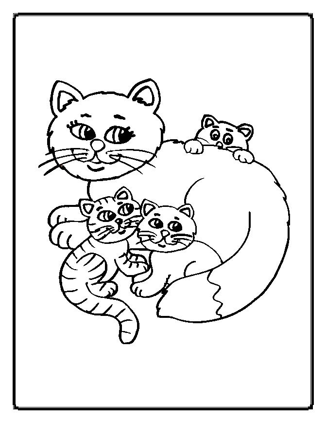 Coloriage chat