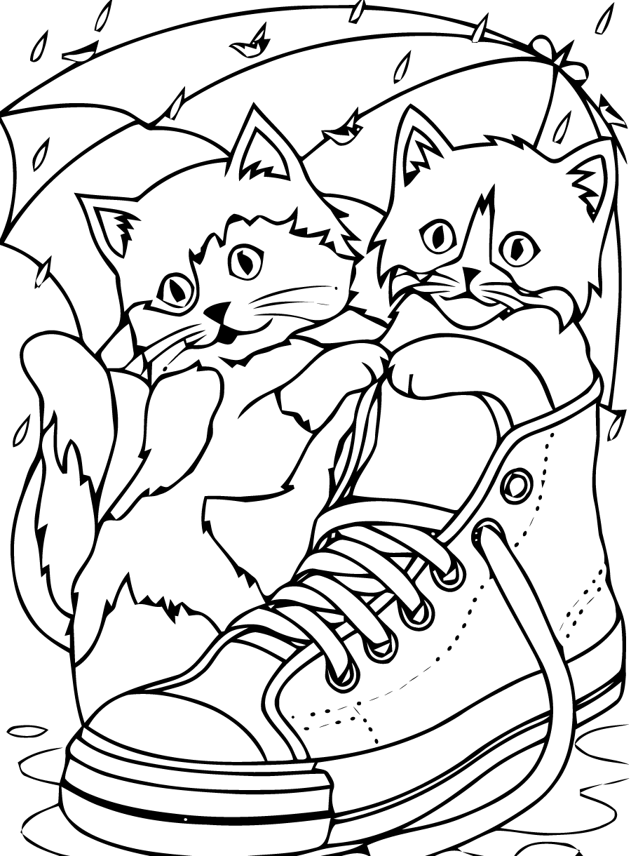 Image de chat a dessiner Des coloriages gratuits chats   imprimer et   colorier pour les