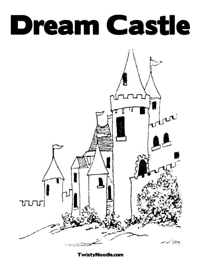 Image #19303 - Coloriage château gratuit