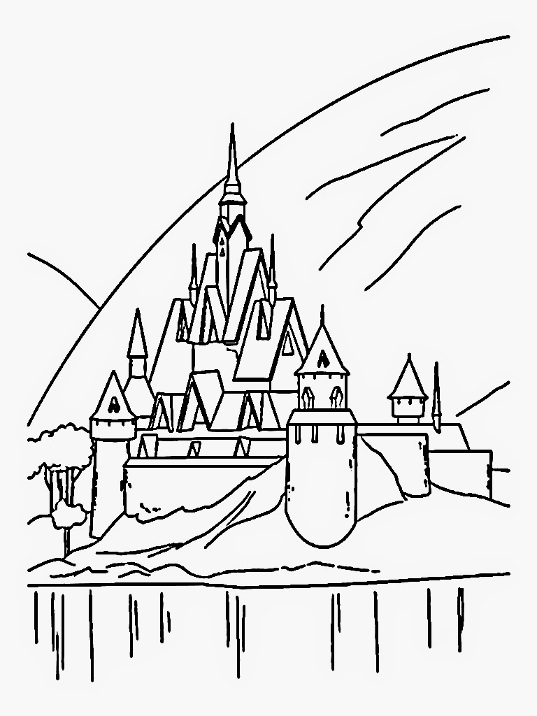 Image #19337 - Coloriage château gratuit