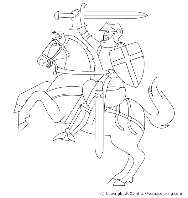 Dessin #14111 - dessin de chevalier