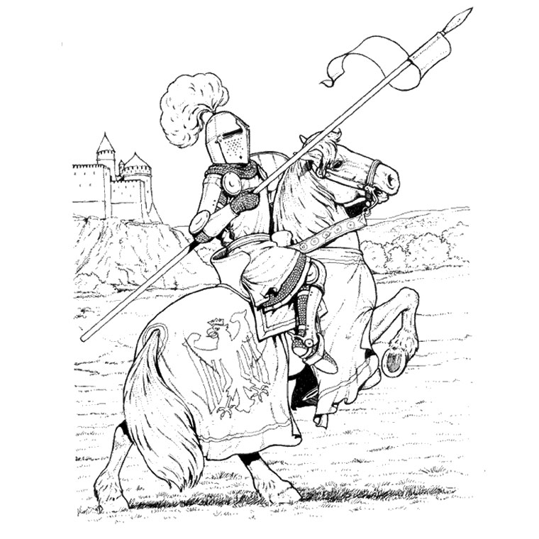 Dessin #14150 - dessin de chevalier