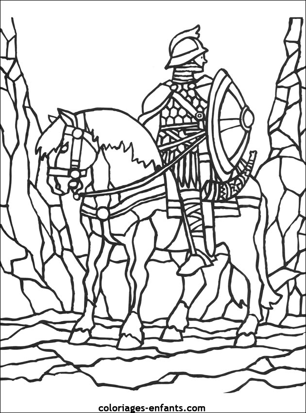 Dessin #14160 - dessin de chevalier