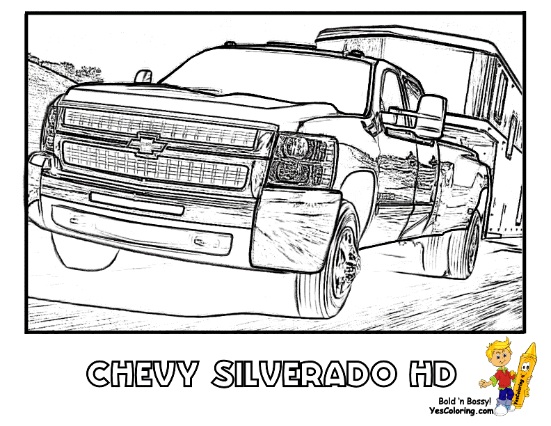 Dessin #16169 - Dessin gratuit Chevrolet à imprimer
