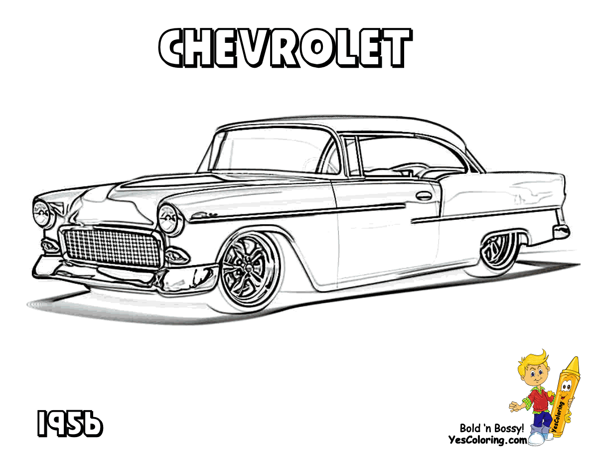 Dessin #16182 - dessin gratuit Chevrolet a imprimer