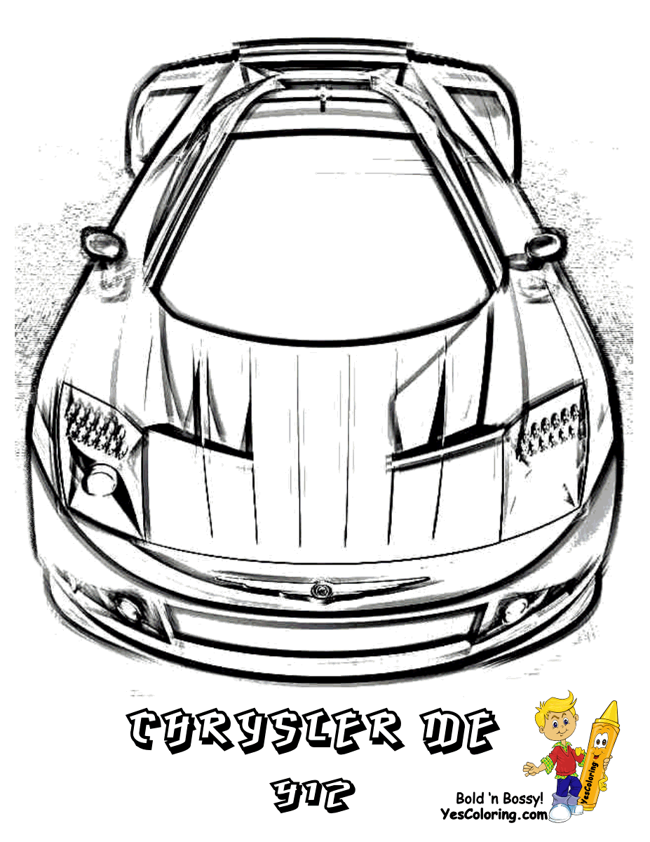 Dessin #16189 - dessin de Chrysler pour imprimer et colorier