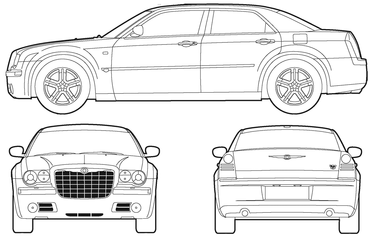 Dessin #16191 - Un beau dessin de Chrysler a colorier