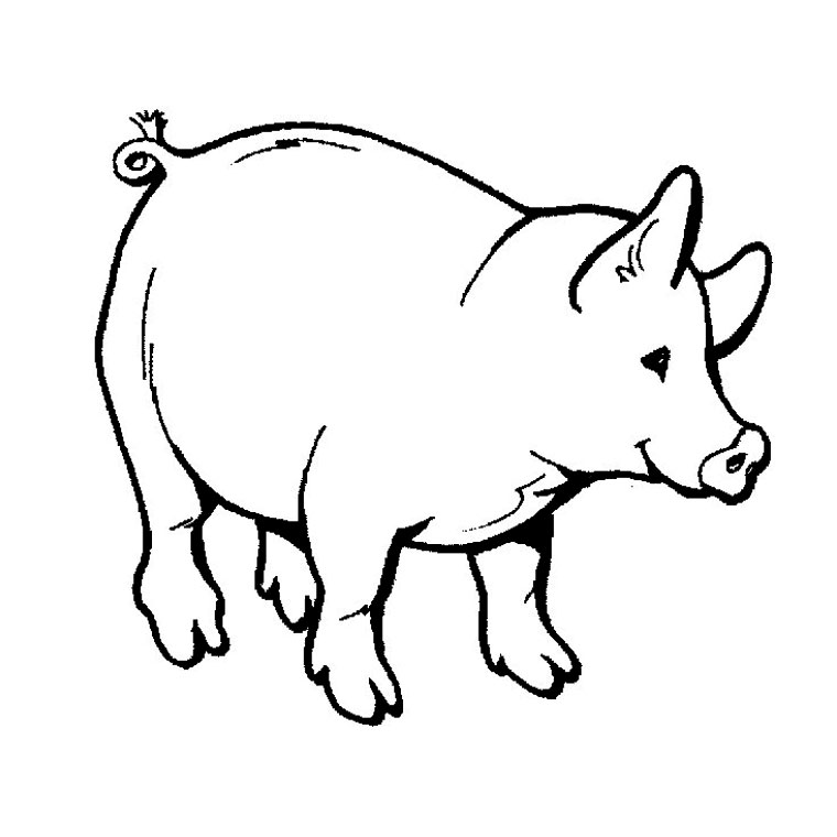 Dessin #12797 - Dessin de cochon gratuit