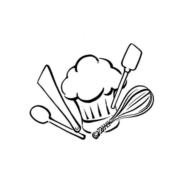 Dessin #14263 - coloriage de cuisinier gratuit a imprimer