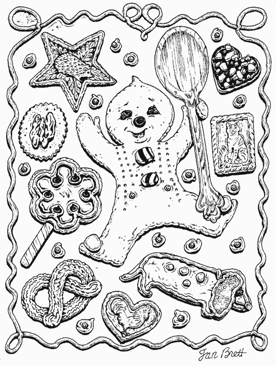 Dessin #14303 - coloriage cuisinier à imprimer