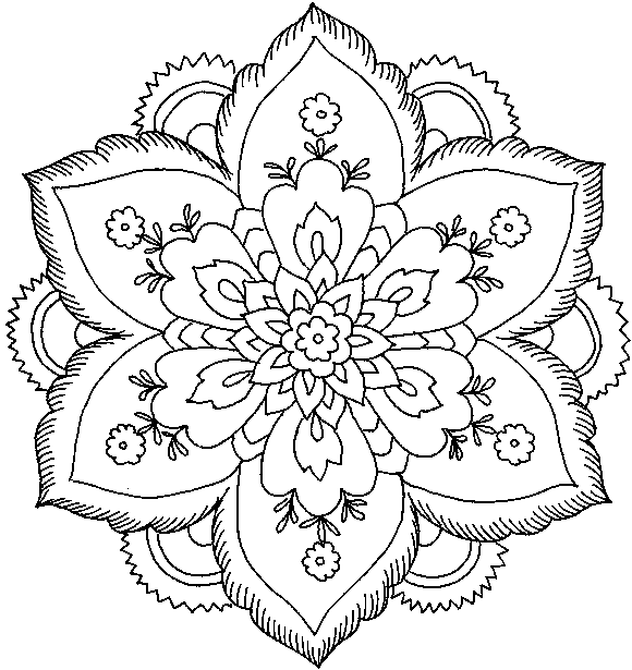 Image #19908 - Coloriage difficile gratuit