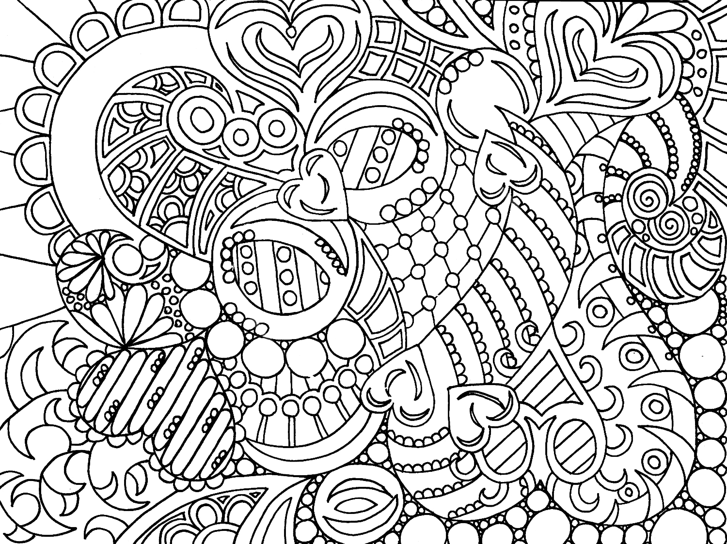 Image #19934 - Coloriage difficile gratuit