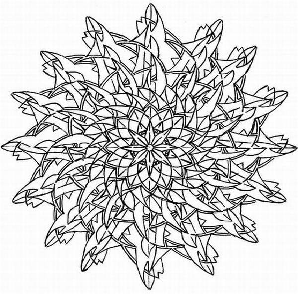 Image #19940 - Coloriage difficile gratuit