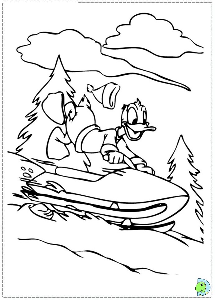 Coloriage donald duck gratuit - dessin a imprimer #199