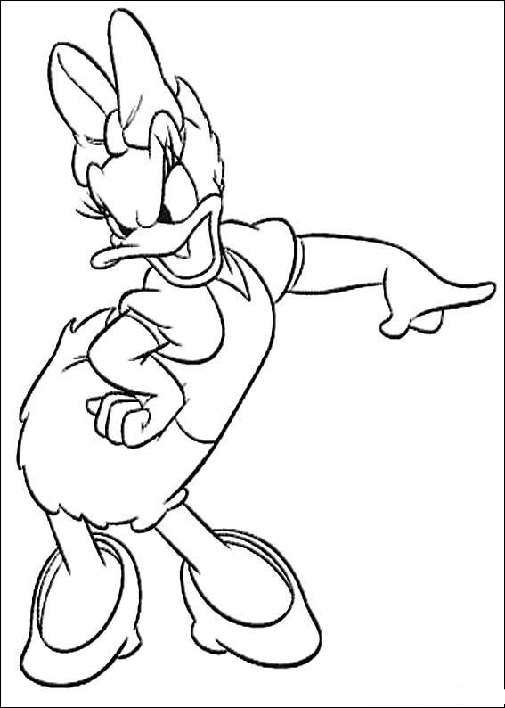 Coloriage donald duck gratuit - dessin a imprimer #25