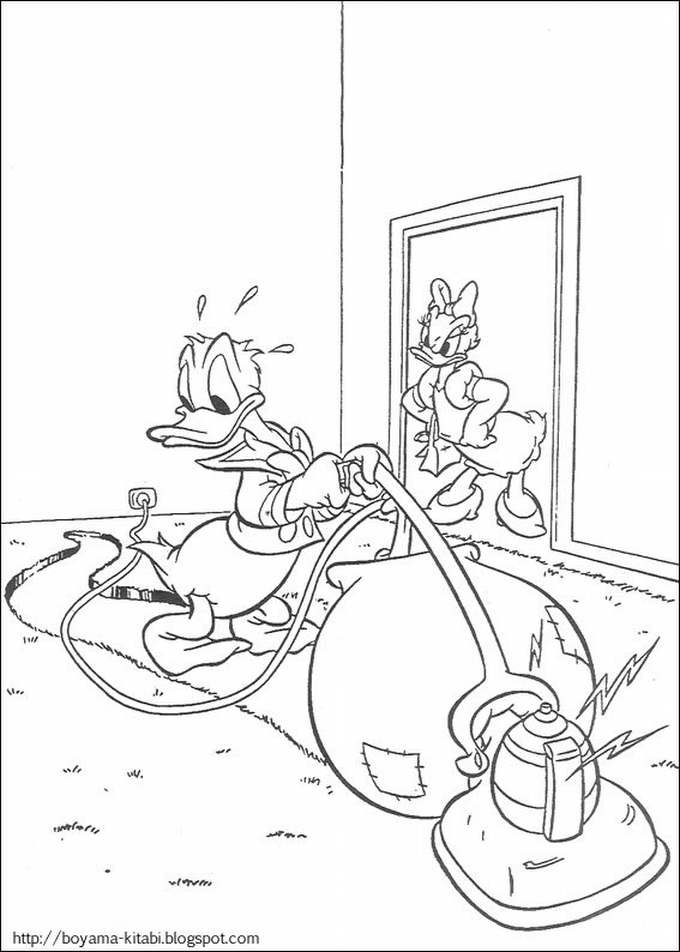 Coloriage donald duck gratuit - dessin a imprimer #295