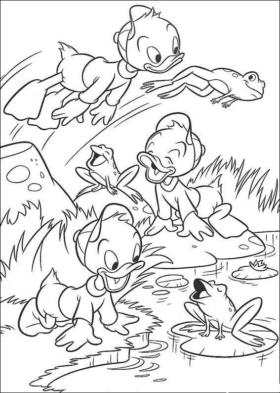 Coloriage donald duck gratuit - dessin a imprimer #298