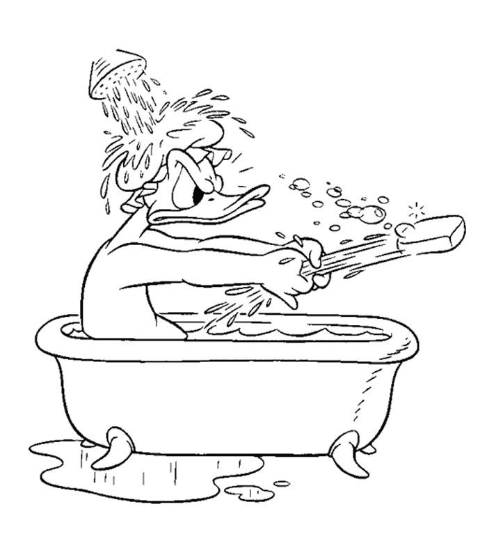 Coloriage donald duck gratuit - dessin a imprimer #46