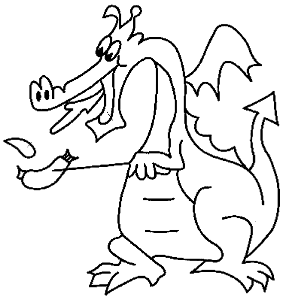 Jeux de coloriage dragon a imprimer et colorier