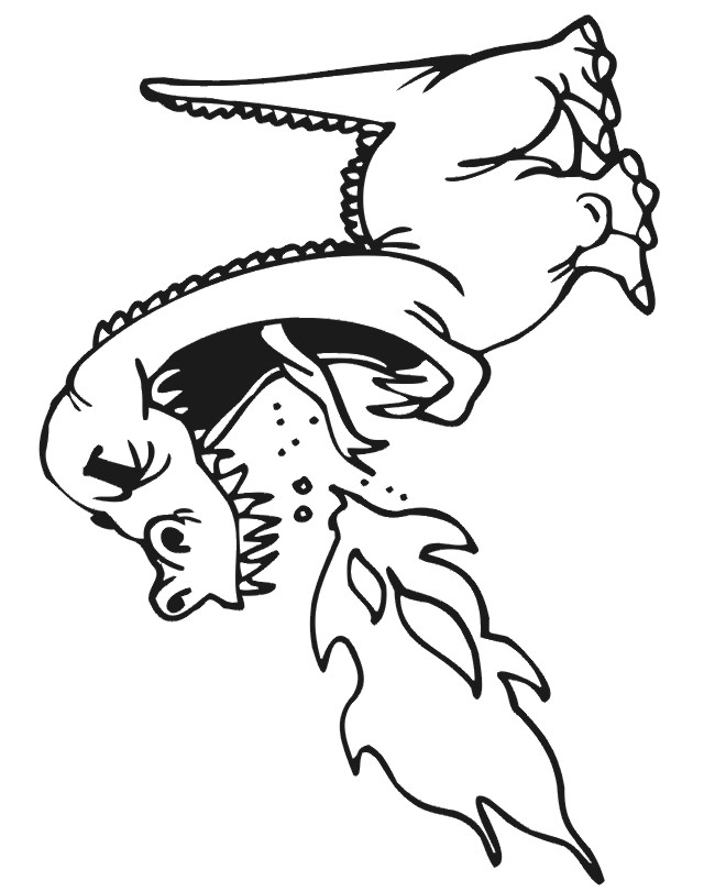 Coloriage dragon gratuit