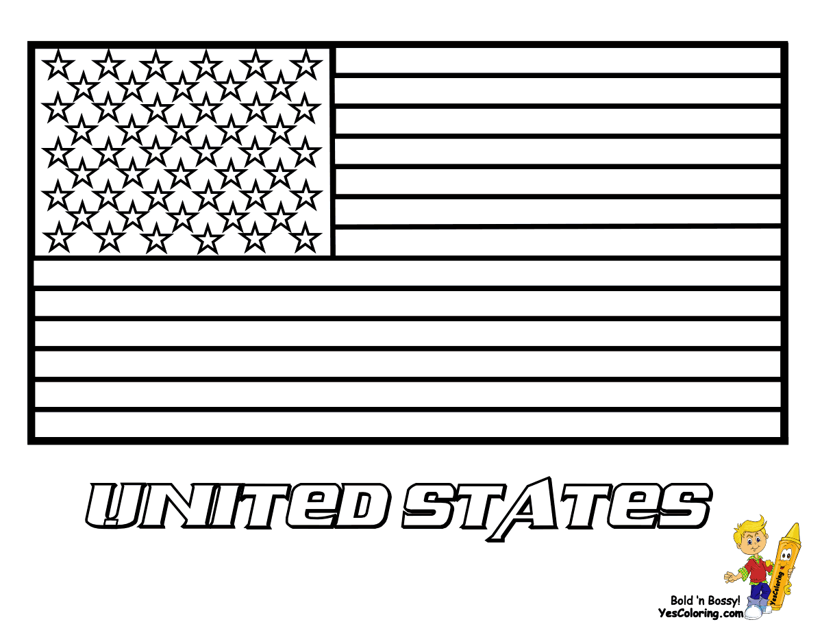 Image #19945 - Coloriage drapeau gratuit