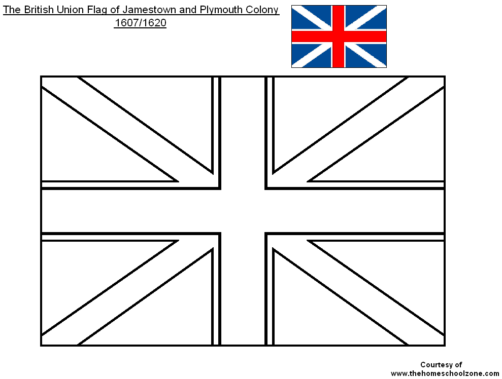 Image #20028 - Coloriage drapeau gratuit