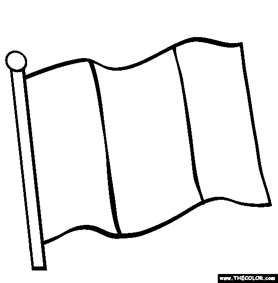 Image #20039 - Coloriage drapeau gratuit