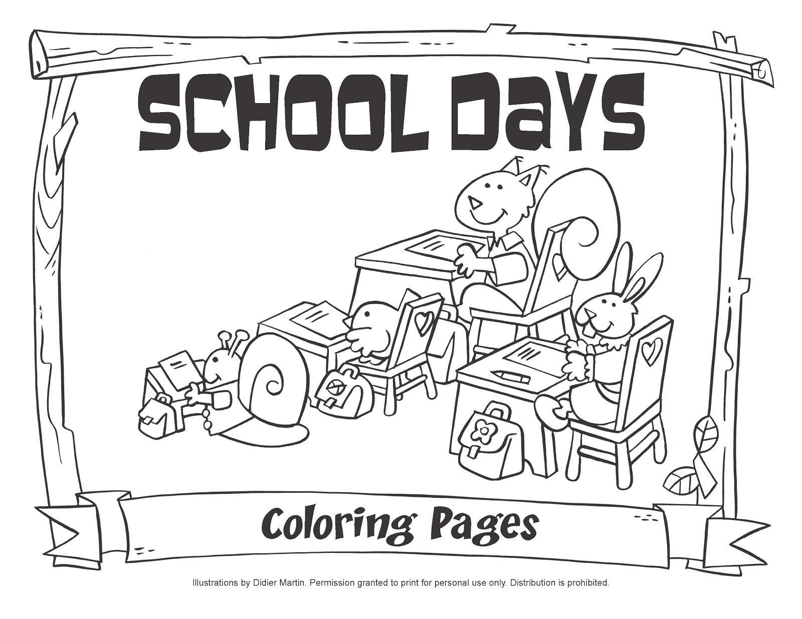 Image #20092 - Coloriage école gratuit