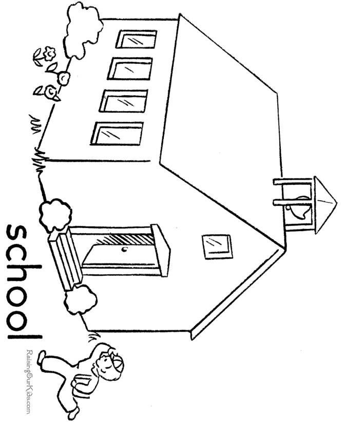 Image #20093 - Coloriage école gratuit