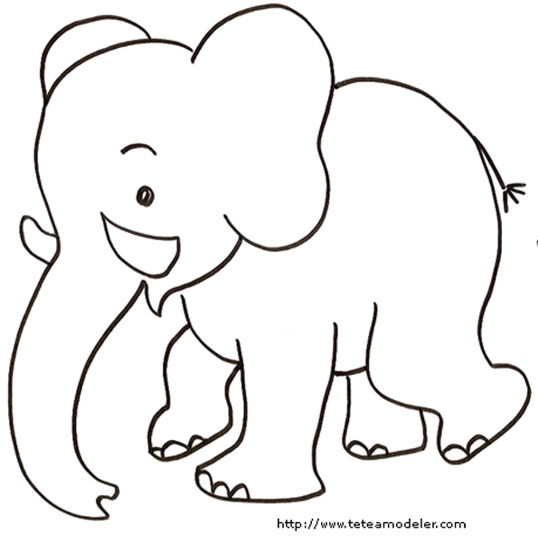 Dessin #12994 - dessin de elephant
