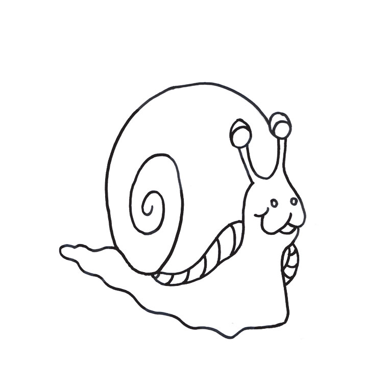 Coloriage D Escargot Gratuit A Imprimer