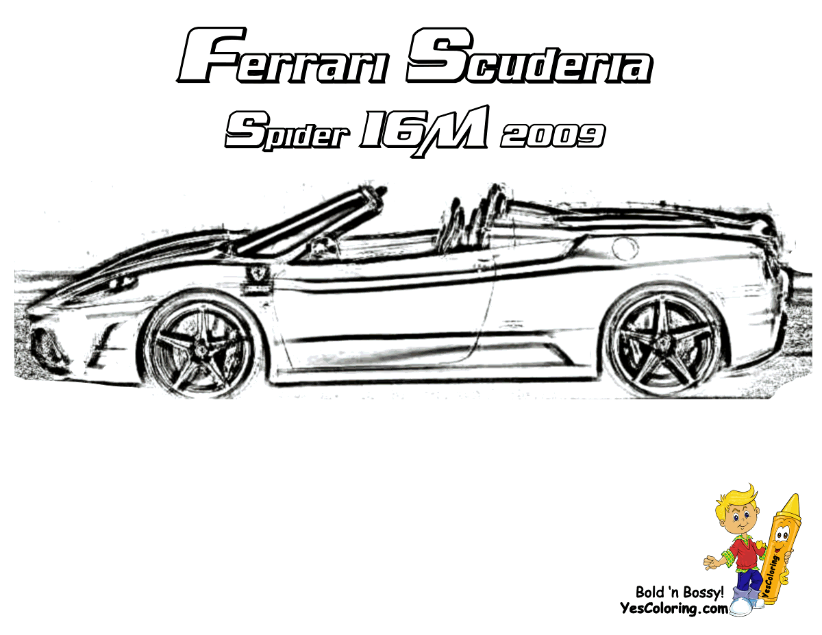 Dessin #16227 - dessin de Ferrari
