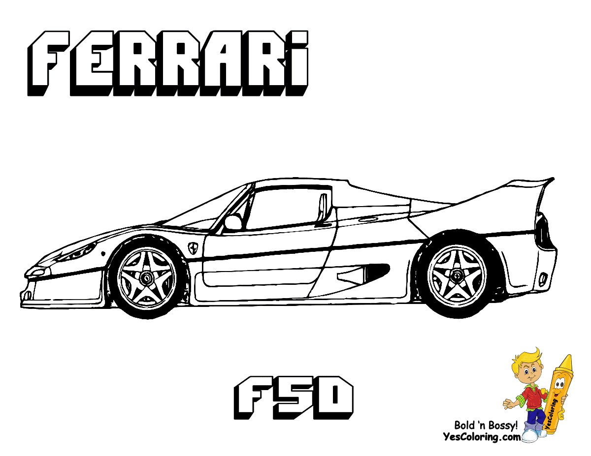 Dessin #16234 - Dessin de Ferrari