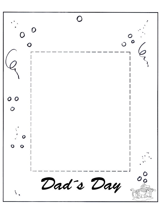 Dessin #10358 - dessin fête des pères pour imprimer et colorier