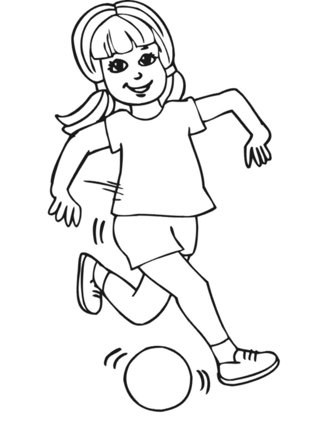 Dessin fille à imprimer #20483 Image #20483 - Coloriage fille gratuit