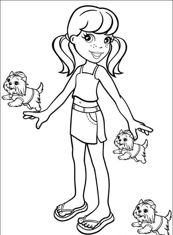 Dessin fille à imprimer #20486 Image #20486 - Coloriage fille gratuit