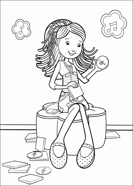 Dessin fille à imprimer #20495 Image #20495 - Coloriage fille gratuit